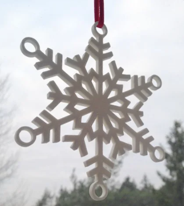 Adorno copo de nieve