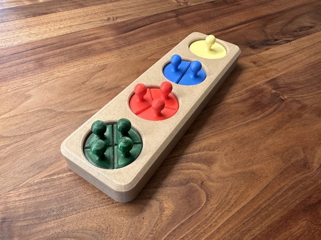 Puzzle de círculos Montessori