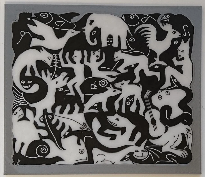 Puzzle de pintura abstracta