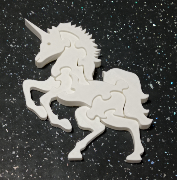 Rompecabeza unicornio