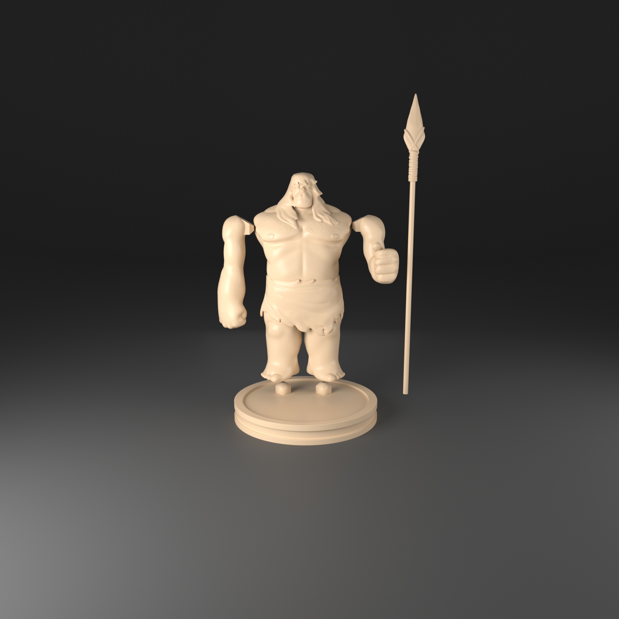 Hombre Cabernario Modelo 3D