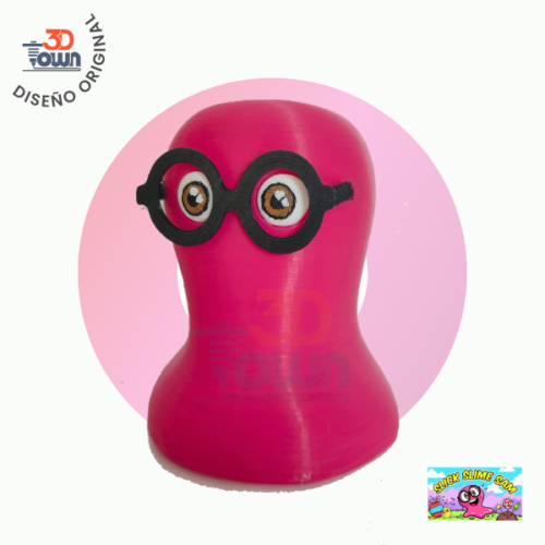 Figura Super Slime Sam Fucsia - Impresión 3D