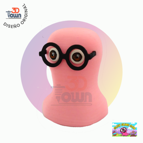 Figura Super Slime Sam Rosa - Impresión 3D