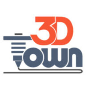 3d town logo