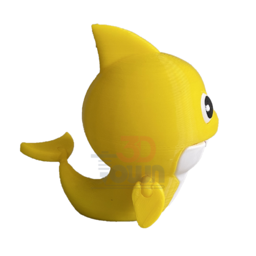 Figura de Baby Shark de lado