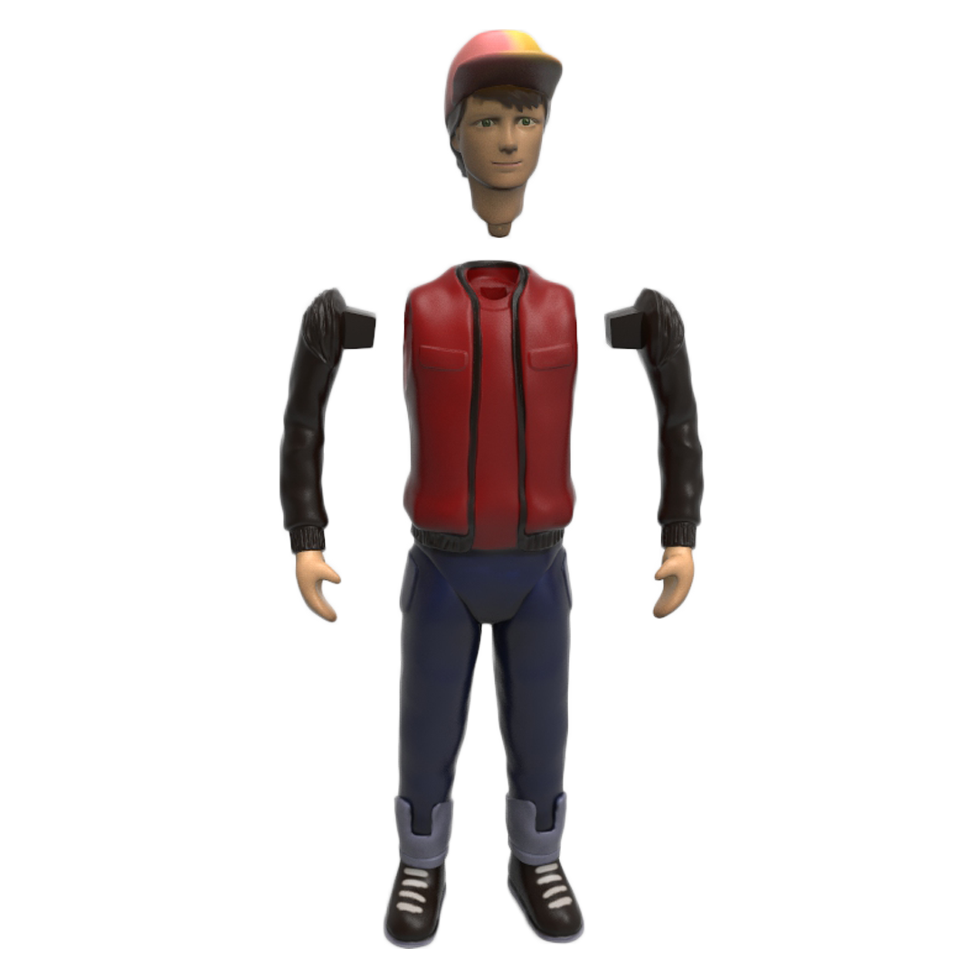 Modelado 3D PNG - MARTY