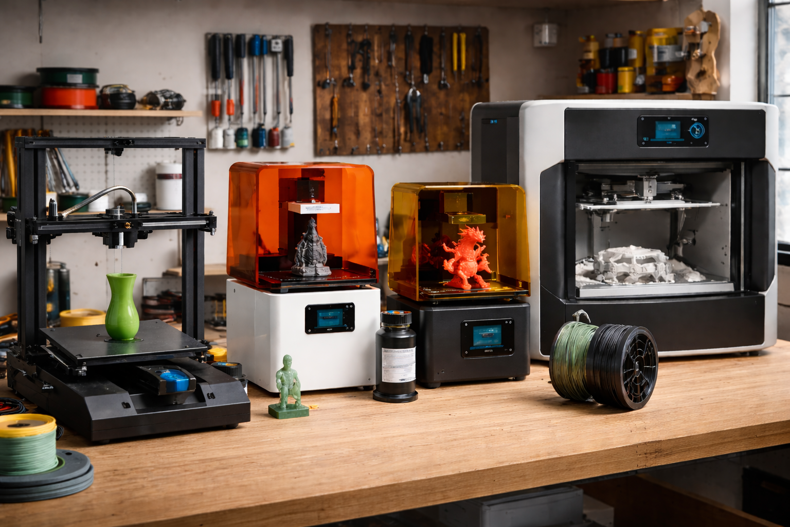 Tipos de impresoras 3D según su tecnología y usos