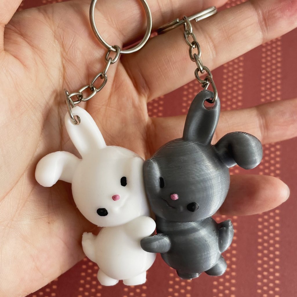 Conejitos llaveros