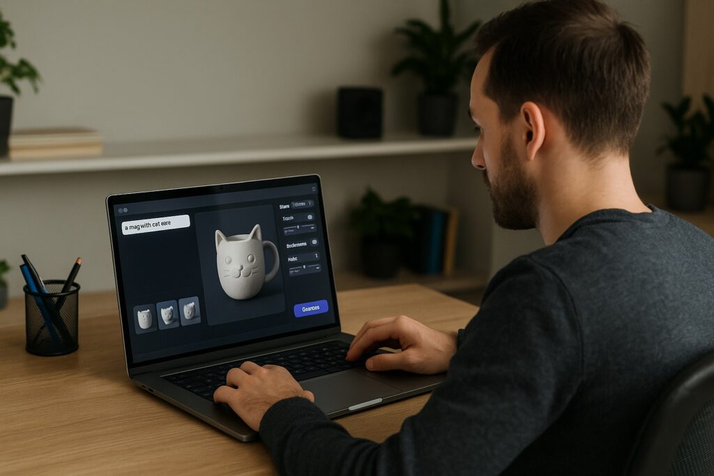 Crear modelos 3D con IA