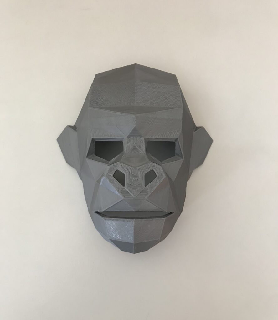 Mascara Gorila - Impresion