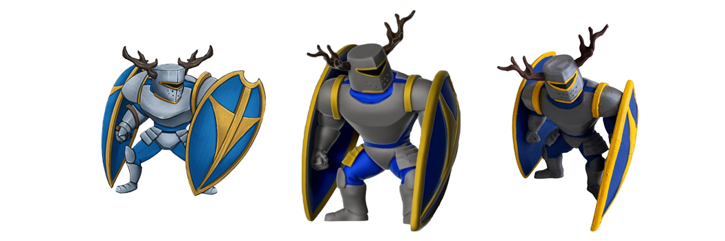 Caballero - Ref. Modelo. Impresion