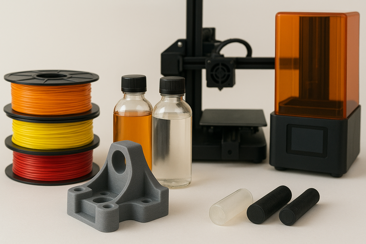 materiales para impresión 3D
