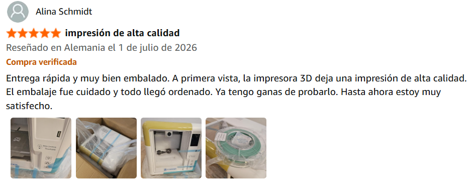 AOSEED X-MAKER comentario 