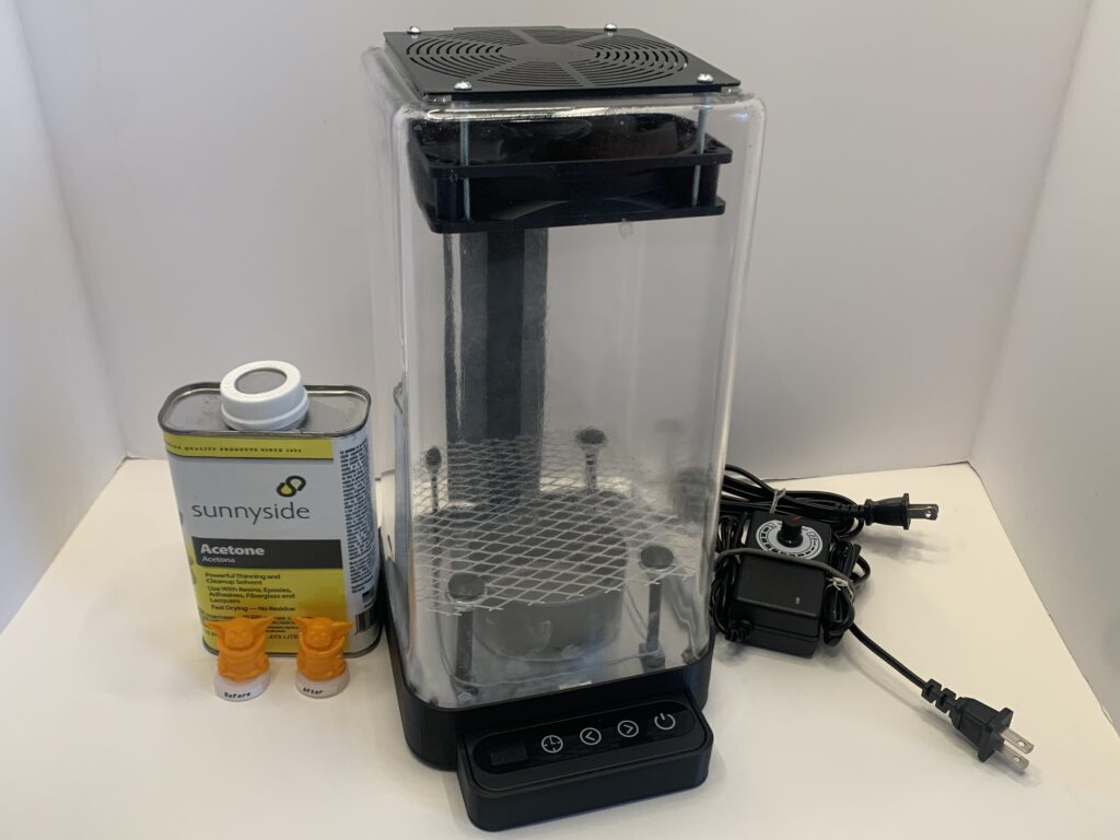 impresión 3d cámara de vaporizador con acetona