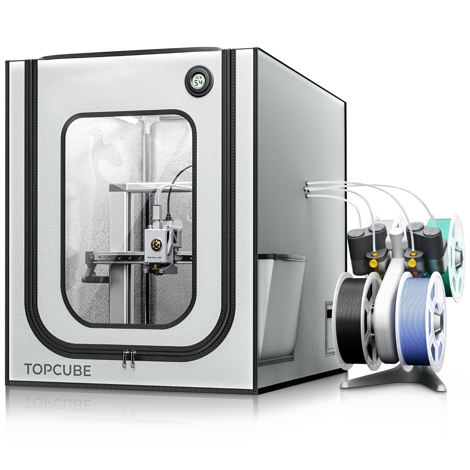 Carcasa de impresora 3D para laboratorio Bambu A1