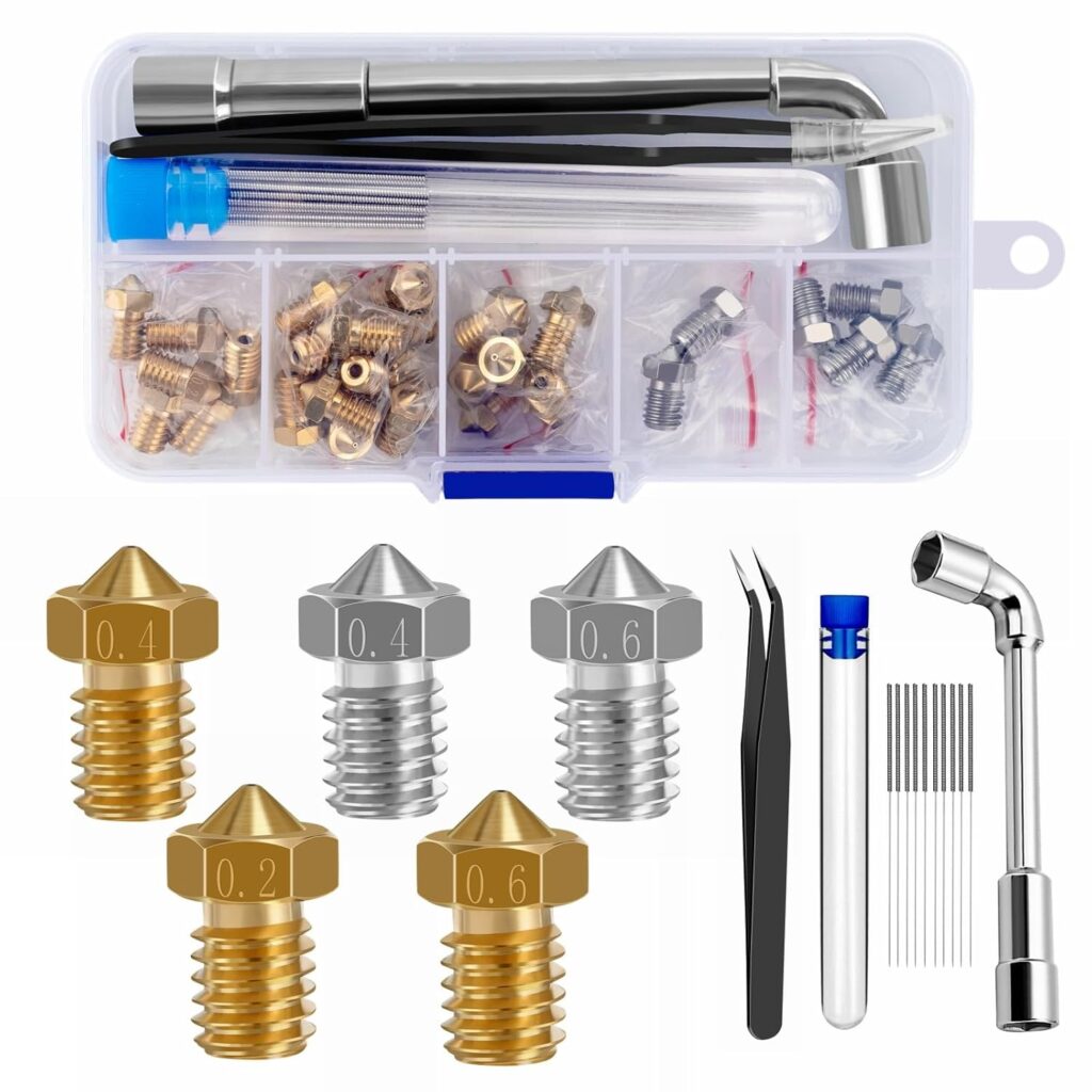 kit de boquillas Hotend de acero inoxidable