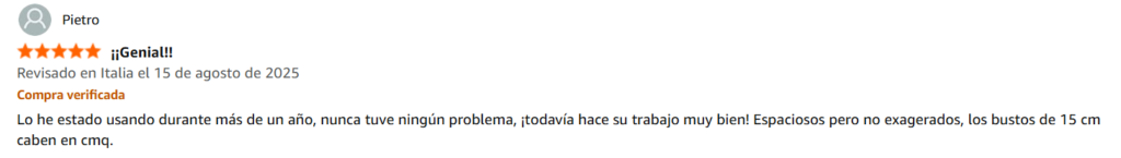 SUNLU caja de curado comentario