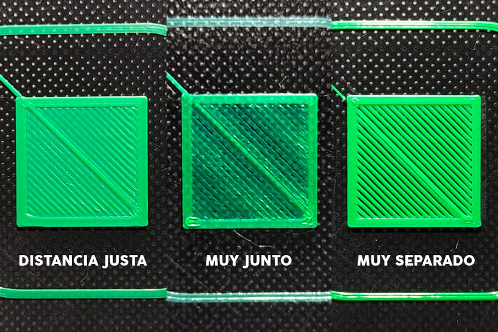 Mala calibración de la impresora