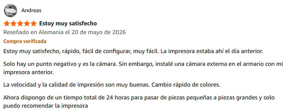 Comentario Anycubic Kobra X