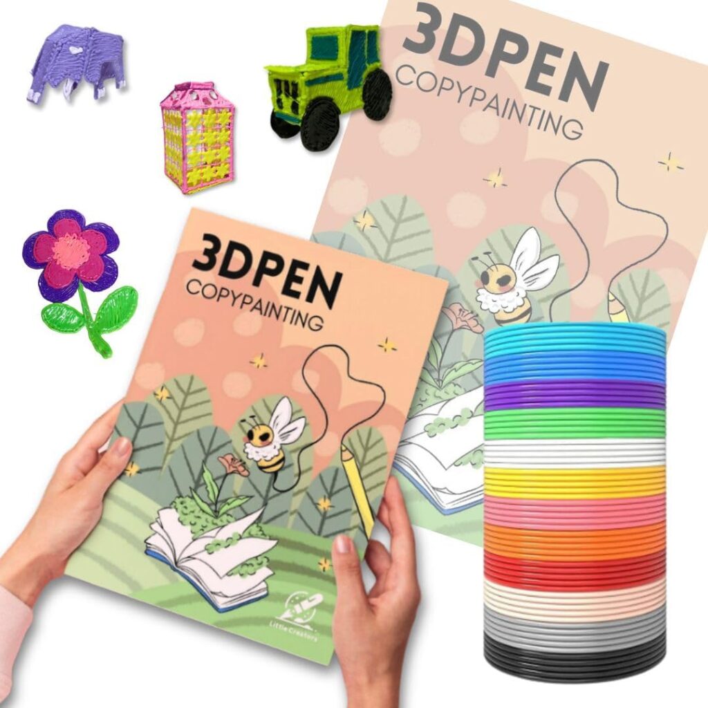 Plantillas con bonus de filamento – 3D PEN Copy Painting 