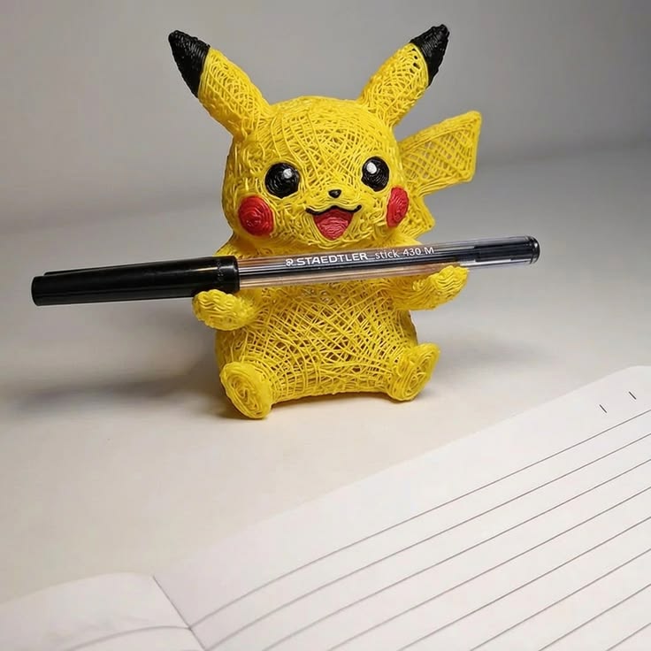 Escritorio adorno con lápiz3d