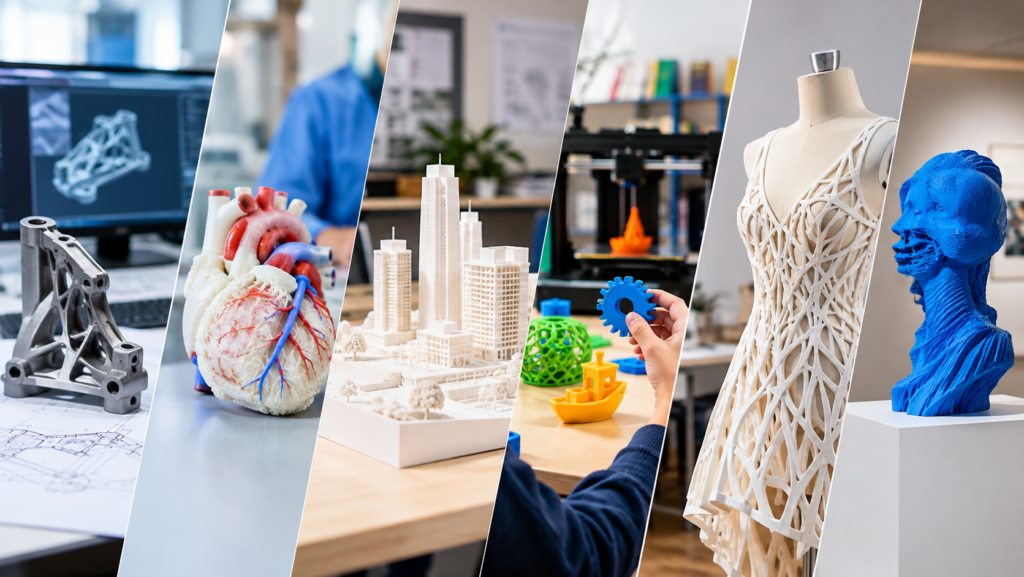 Aplicaciones de la impresión 3D por sectores