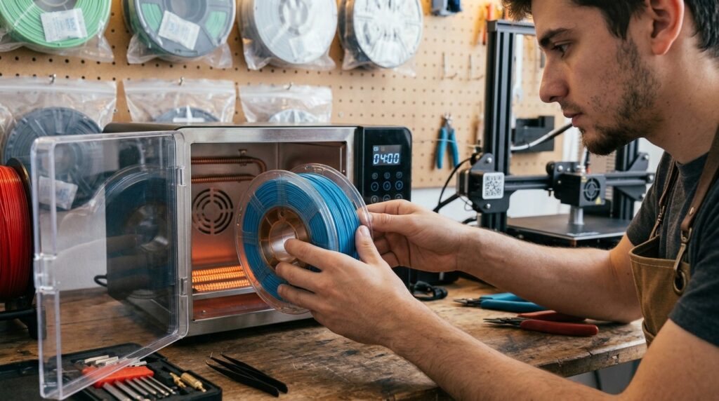 Cuánto tiempo hay que secar el filamento 3D