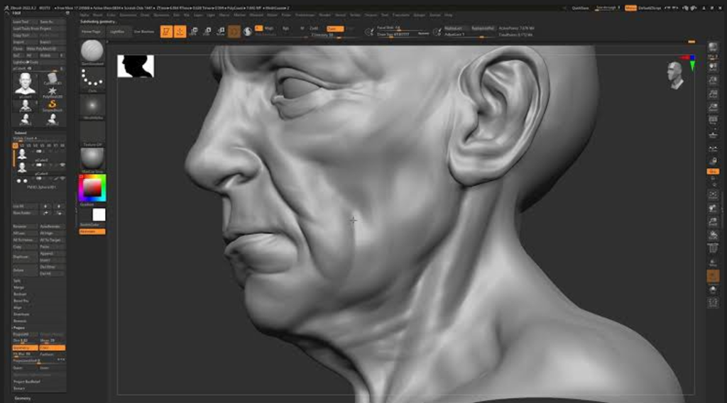 Modelado orgánico y escultura digital.
