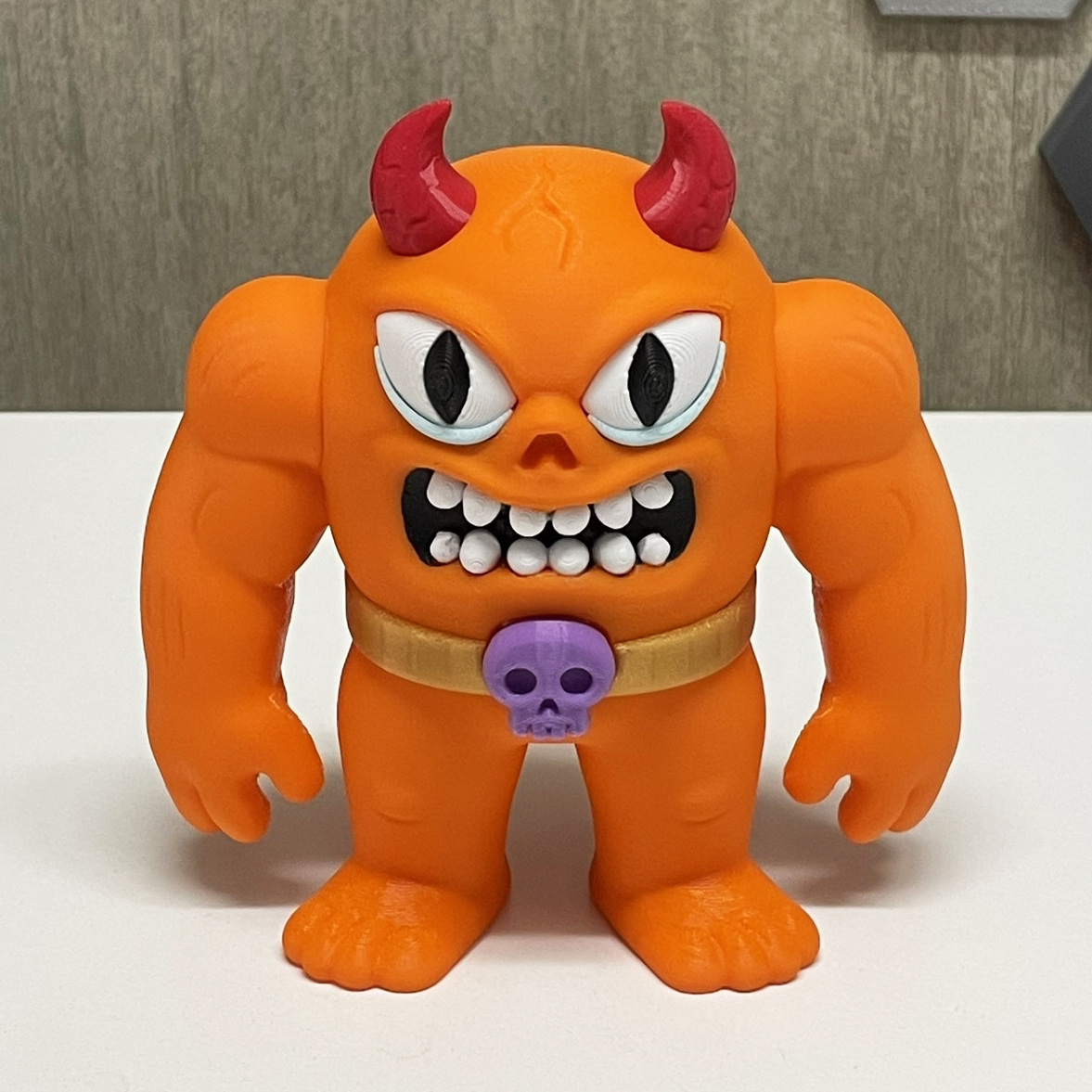 Personaje - Monstruo naranja