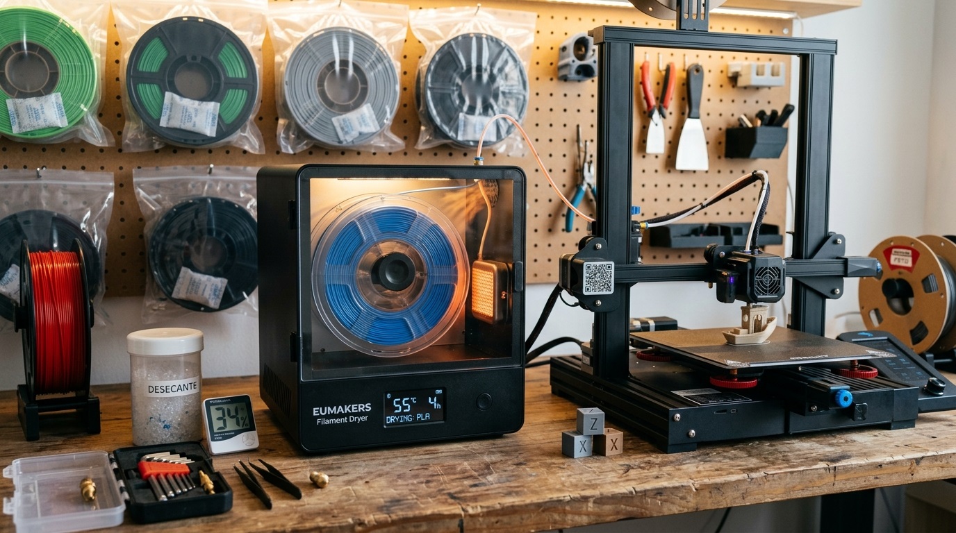 como secar filamento 3D