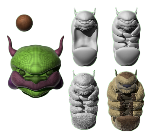 Proceso de modelado y topología 3D