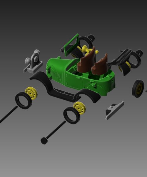 Auto bochinchero - Despiece