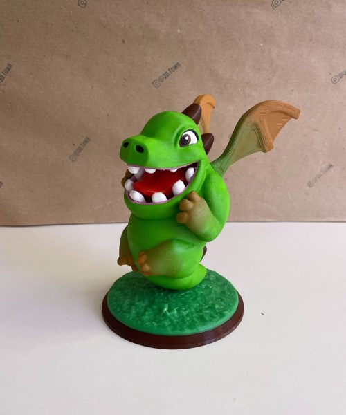Baby Dragon Clash Royal - Impresion 3D