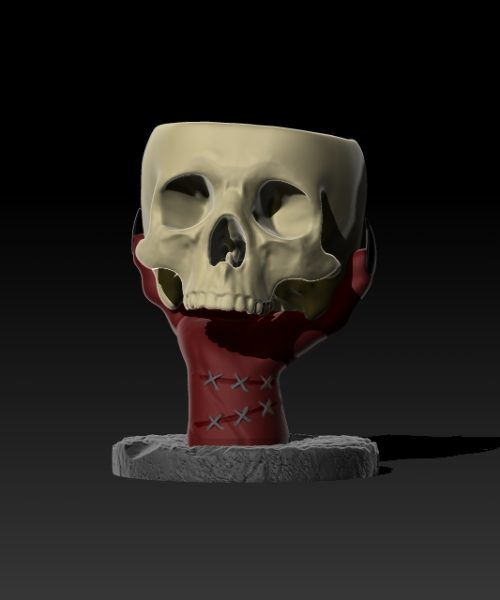 Bowl de Calavera - Modelo