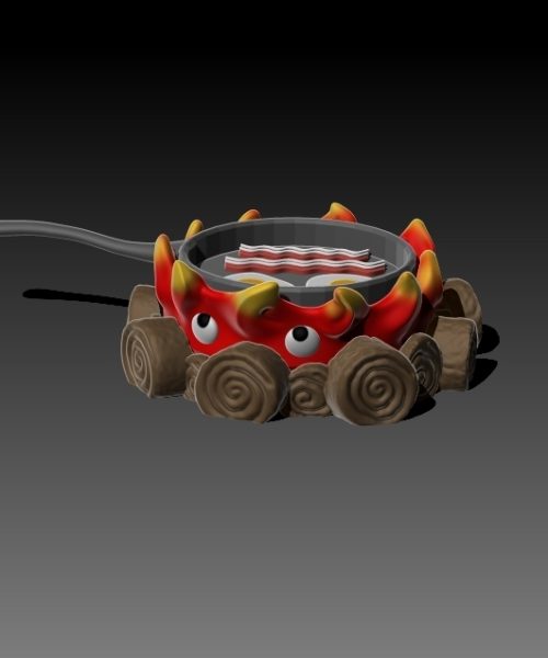 Calcifer posavasos - Modelo