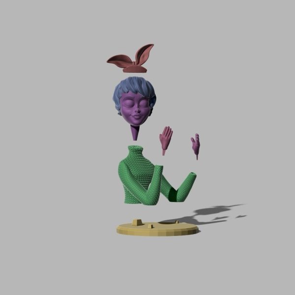 Chica vino - Despiece