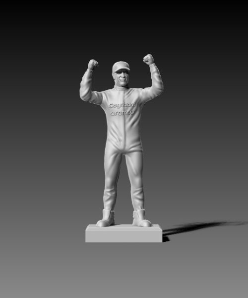 Fernando Alonso - Modelo 3D