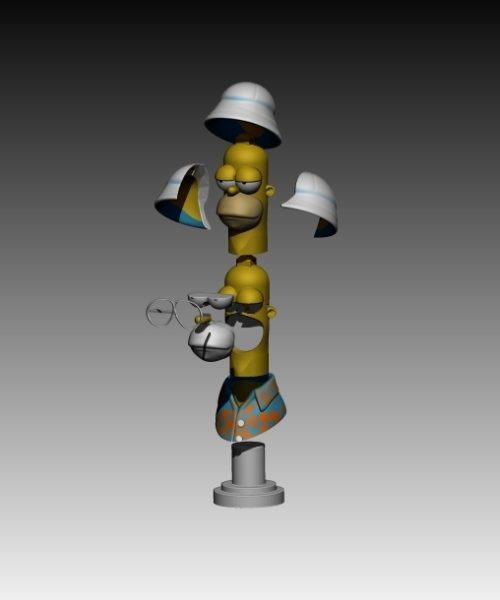 HOMERO SIMPSON - URBAN VIBES - DESPIECE