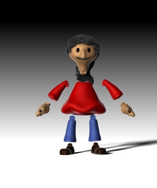 Nina de la cuerda - Despiece