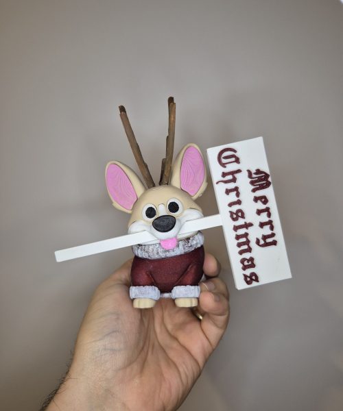 perrito de navidad - impresion